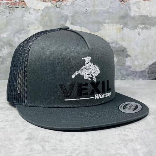 Image of Vexil American Rancher Adjustable Snapback Western Lifestyle Rodeo Southwest Inspired Meshback Hat