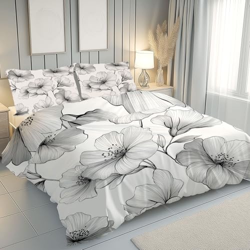 Housse de couette 200x220 microfibre infroissable fermeture éclair