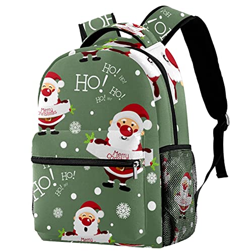 Sac à dos de voyage enfant motif de Noël mignon, cadeau idéal d'hiver