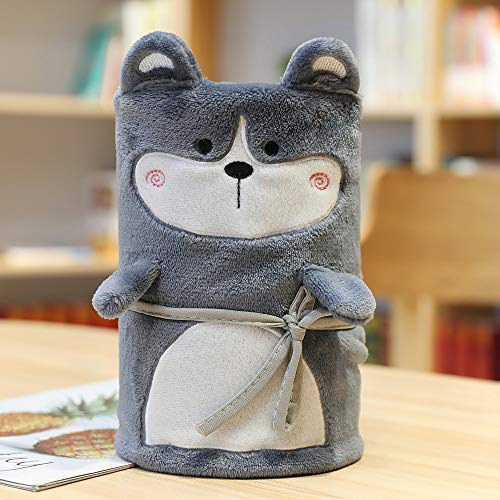 Splenssy 100 x 80 cm, leuke cartoondeken, opvouwbaar, Tether design, comfortabel, huidvriendelijk voor auto, vliegtuig…