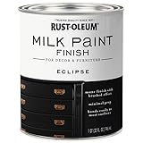 Rust-Oleum 331052 Milk Paint Finish, Quart, Eclipse, 32 Fl Oz (Pack of 2)