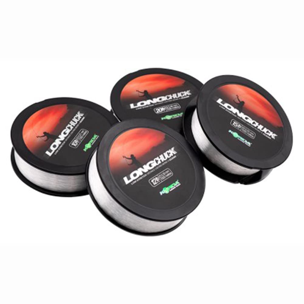 Korda LongChuck Bobine de coulée Mono Transparente 1000 m