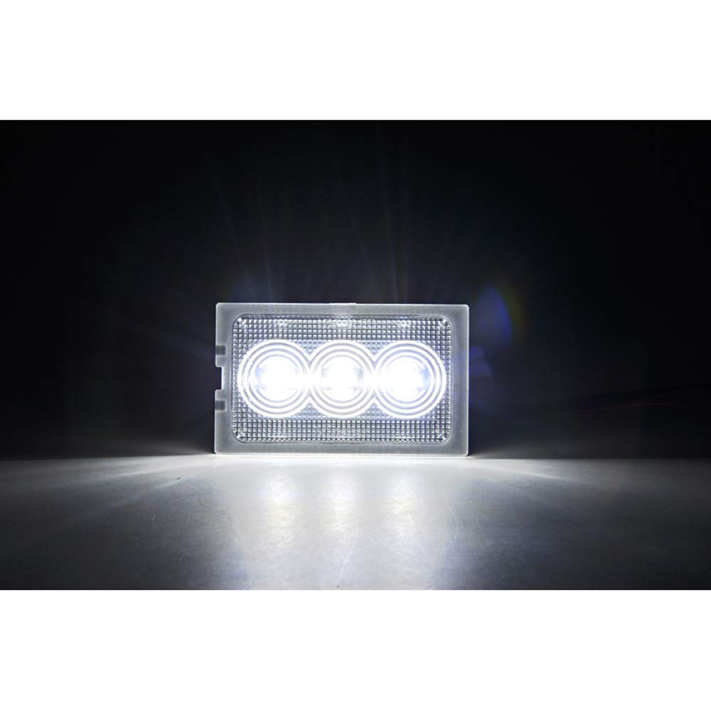 AUTO-STYLE DL RRN01 zestaw niestandardowych świateł tablicy rejestracyjnej LED kompatybilny z Land Rover Discovery 3+4/Freelander 2 i Range Rover Sport