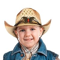 Algopix Similar Product 9 - D Diana Dickson Kids Straw Cowboy Hat