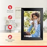 32GB FRAMEO 10.1 Inch Smart WiFi Digital Photo Frame 1280x800 IPS LCD Touch Screen, Auto-Rotate Portrait and Landscape, Built in 32GB Memory, Share Moments Instantly via Frameo App from Anywhere - Image 5