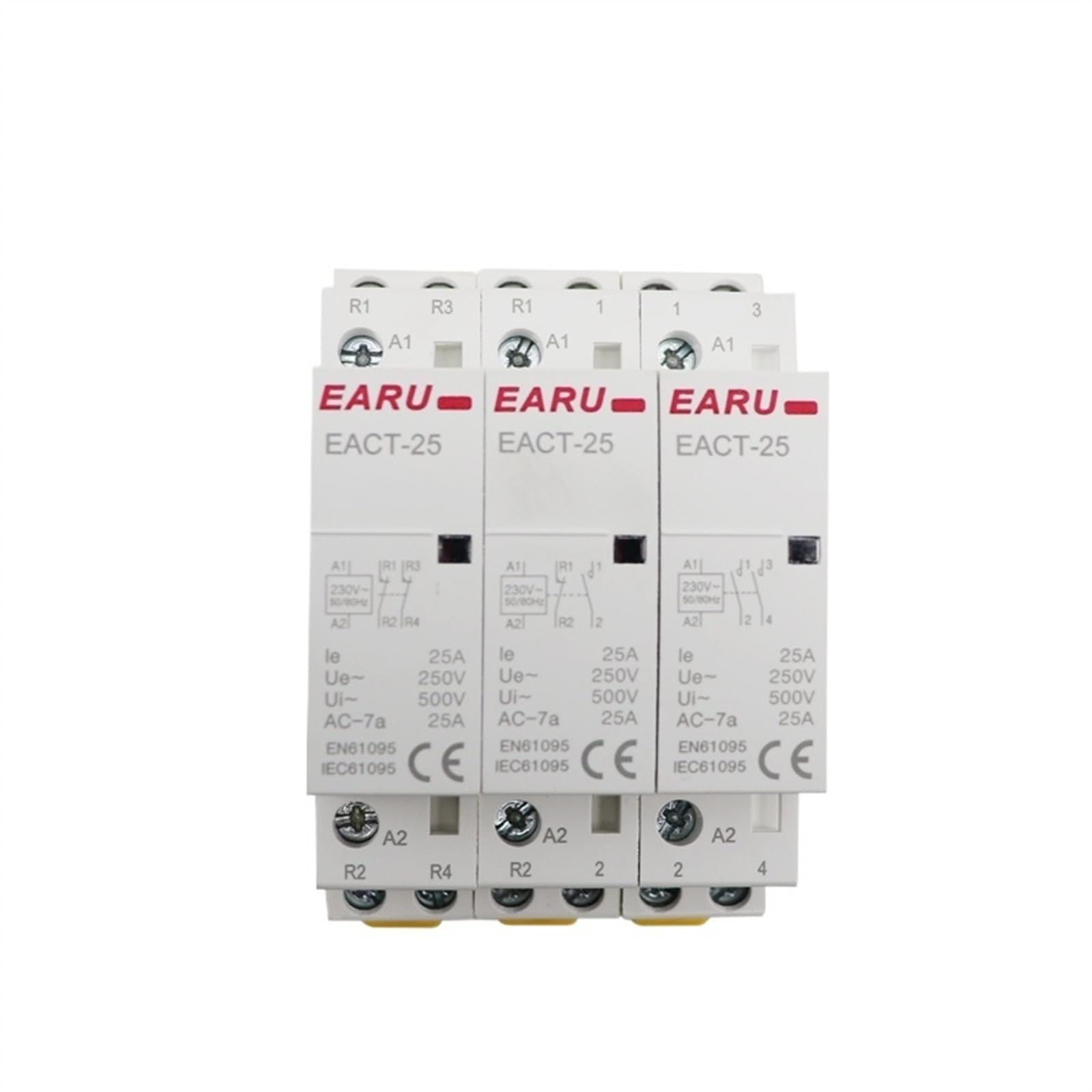 Contacteur modulaire 25A 2NO 110V pour tableau électrique domestique