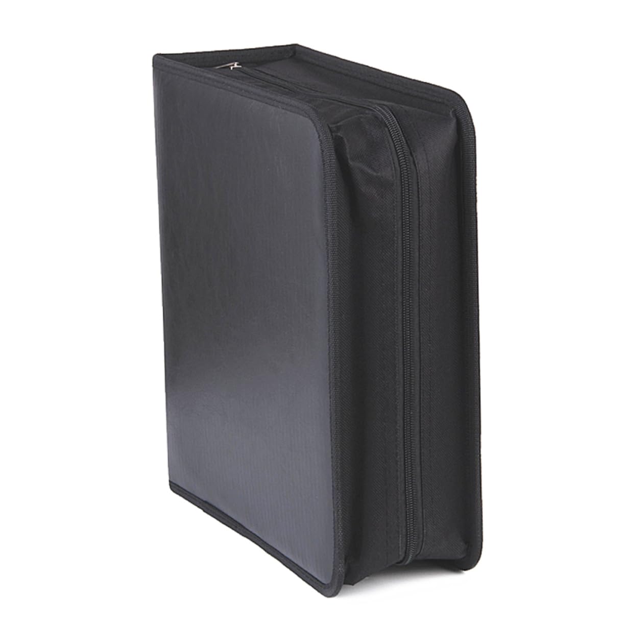 Cabilock Noir Étui CD en PU Cuir 240 Compartiments pour Voiture