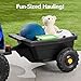 Best Choice Products Kids 12V Electric Ride On UTV Car and Trailer w/Parent Control, LED Lights, 2 Speeds, Bluetooth - Blue