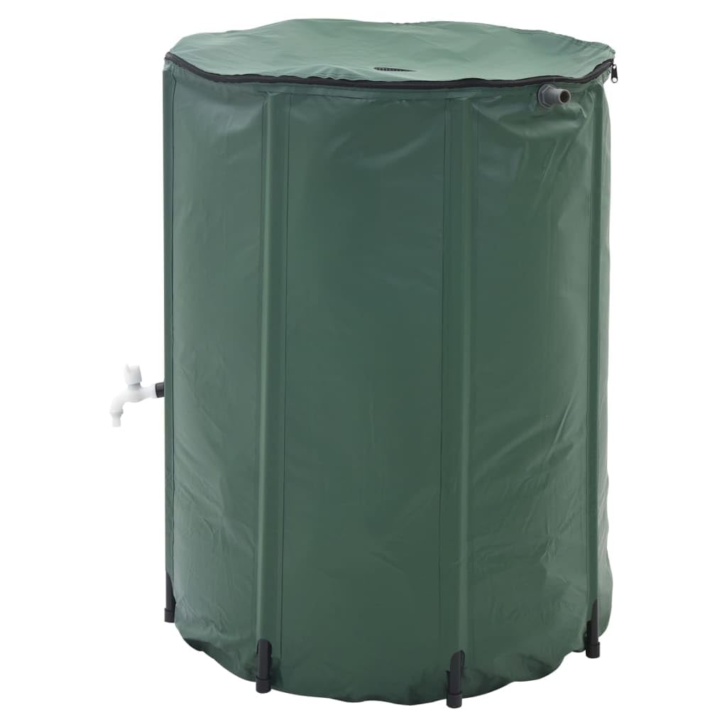 Cisterna pieghevole da 750 l, con tubo da giardino e filtro, serbatoio dell'acqua per irrigazione da giardino e utilizzo dell'acqua piovana