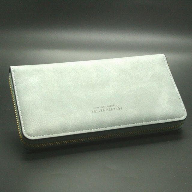 FY Zip Around Long Wallet Blue Light Blue2