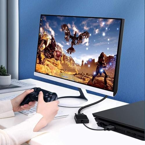 Image of USB to HDMI Adapter, USB 3.0 /2.0 to HDMI 1080P Video Graphics Cable Converter Compatible with Windows 7 /8 /8.1 /10,Desktop, Laptop, PC, Monitor, Projector, HDTV (USB TO HDMI ADAPTER)