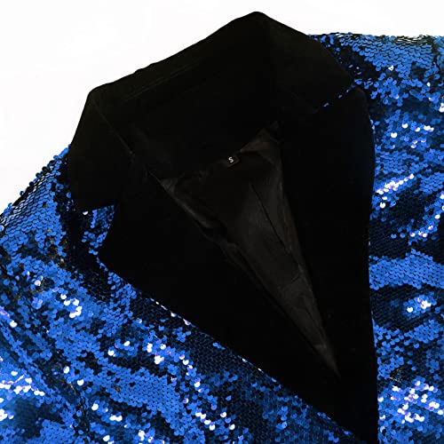 Mens Sequin Jacket Suit Blazer Prom Tuxedo Wedding Dinner Party Tux3