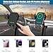 Wireless Car Charger Phone Mount Cup Holder, 3 in 1 15W Fast Charging Auto Clamping Cup Holder Expander for Car, Phone Holders for Your Car CupHolder Wireless Charger Compatible for All Smartphones