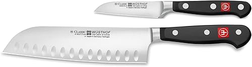 Wusthof Classic - Juego de cuchillos de pelar y Santoku asiáticos (2 piezas)