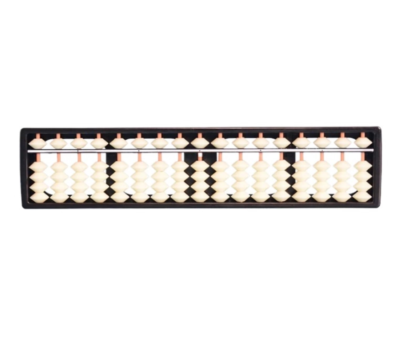 Rechenschieber Abacus Abacus 17-stelliger Chinesischer Japanischer Rechner Zählwerkzeug for Das Schulbildungswerkzeug Abacus Kunststoff Abakus Lernspielzeug