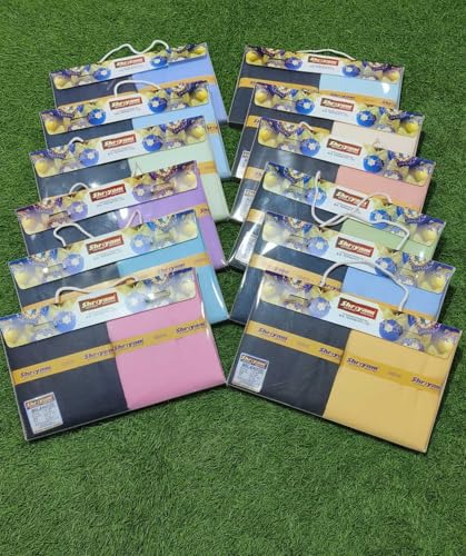 Image of Shriyam Unstitched Plain Shirt and Trouser Fabric Combo Gift set - Cotton Blend Material - 2.25m Shirt Cloth - 1.20m Pant Cloth