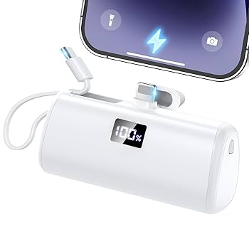Amazon | モバイルバッテリー 軽量 小型 コネクター＆タイプC
