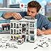Falagil City Emergency Hospital Building Kit, MOC Street View Architecture 3 Levels Modular Buildings with 17 Figures, Construction Sets Ideas Present for Adults (4953 Pcs)