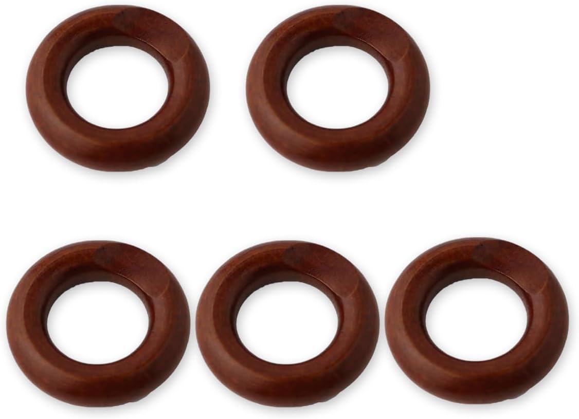 ジェイキッチンズ（J-kitchens） 箸置き リング／５個セット Chopsticks Rest, Braun