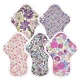 AENUANCE（エニュアンス）布ナプキン 防水 生理用 特に多い日 昼 軽い日昼用 兼用 吸水ナプキン 5枚 セット 吸水 45cc 厚手 M AEMWH-5P-V11