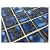 Tenedos Premium Quality 2" x 2" Calacatta Blue Square Pattern Porcelain Mosaic Tile for Bathroom Floors, Walls and Kitchen Backsplashes, Pool Tile (1 Sqft)