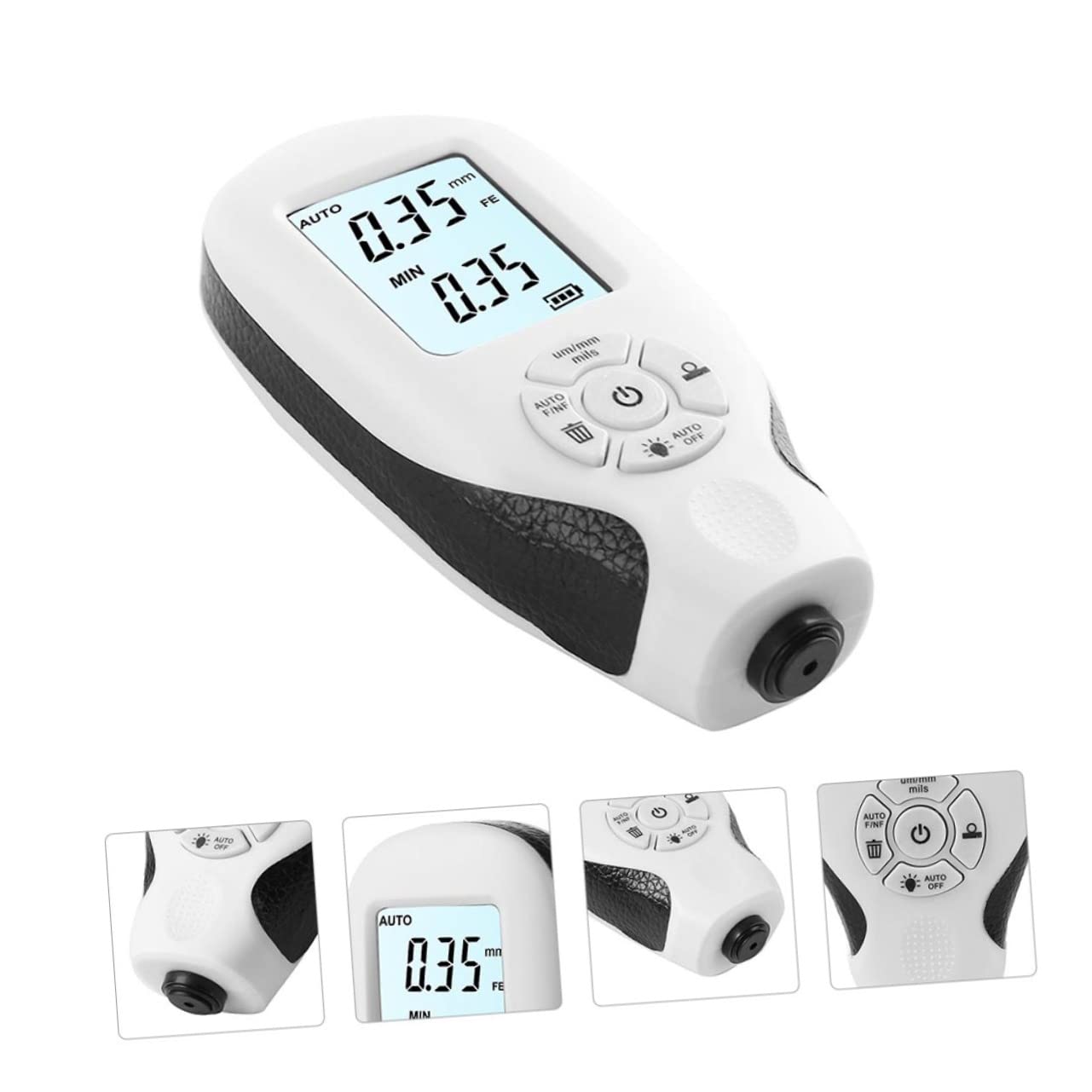 Cabilock 3pcs Portable Digital Automotive Paint Coating Thickness Gauge Car Paint Depth Gauge for Cars