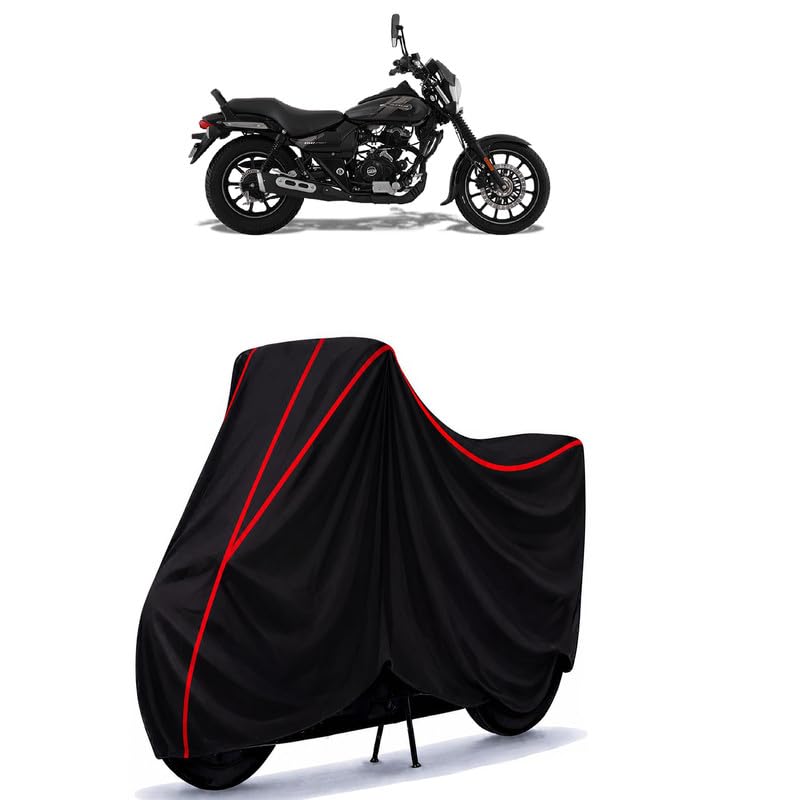 Image of Bajaj Avenger Street 160 BS6 Water Resistant Bike Cover for All Motorcycles & Rain | Heavy Duty | UV Protection, Dustproof, Scratchproof | All Weather Two Wheeler Cover with Elastic Bottom