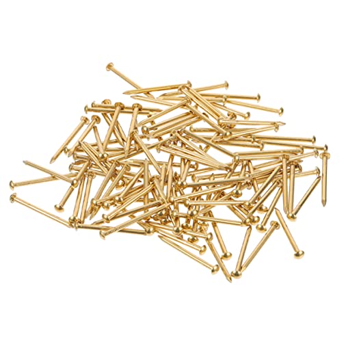NAMOARLY Round Head Copper Nails 2030pcs Home Office Nails Small Nails for Hanging Pictures Round Furniture Nail Spikes