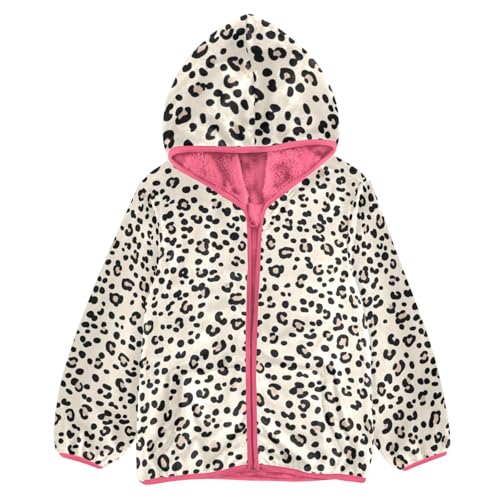 Kids Soft Polar Fleece Full Zip Jacket Outerwear Coat With Pockets for Boys and Girls 3-10T