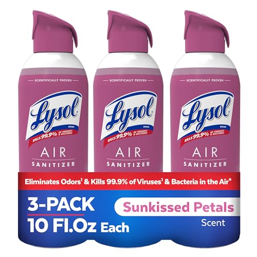 Lysol Air Sanitizer Spray Sunkissed Petals