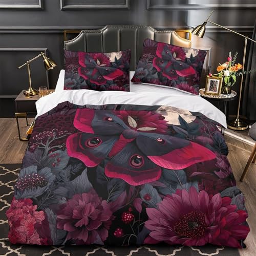 Housse de couette 3D fleurs élégantes 260x220 en microfibre - 4