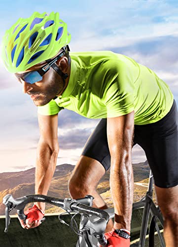 BALEAF Men's Cycling Jersey Bike Shirt Short Sleeve Full Zip Pockets Tops Bicycle Biking Breathable Reflective UPF 50+ - Image 4