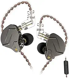 Fone de Ouvido KZ ZSN Pro com Microfone (Cinza)