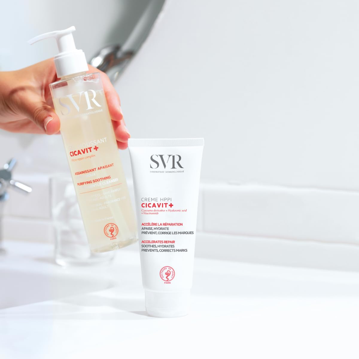 SVR – CICAVIT+ Crema HPPI – Crema Riparatrice Lenitive Anti-Segni – Ripara, lenisce e previene i segni – Per pelli irritate e fragili – 94% di ingredienti di origine naturale – 100 ml