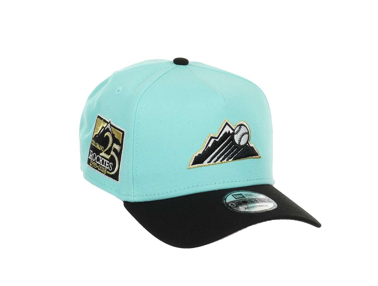 New Era9Forty MLB Fan Cap Baseball in Mint with Black Visor Back Adjustable one Size