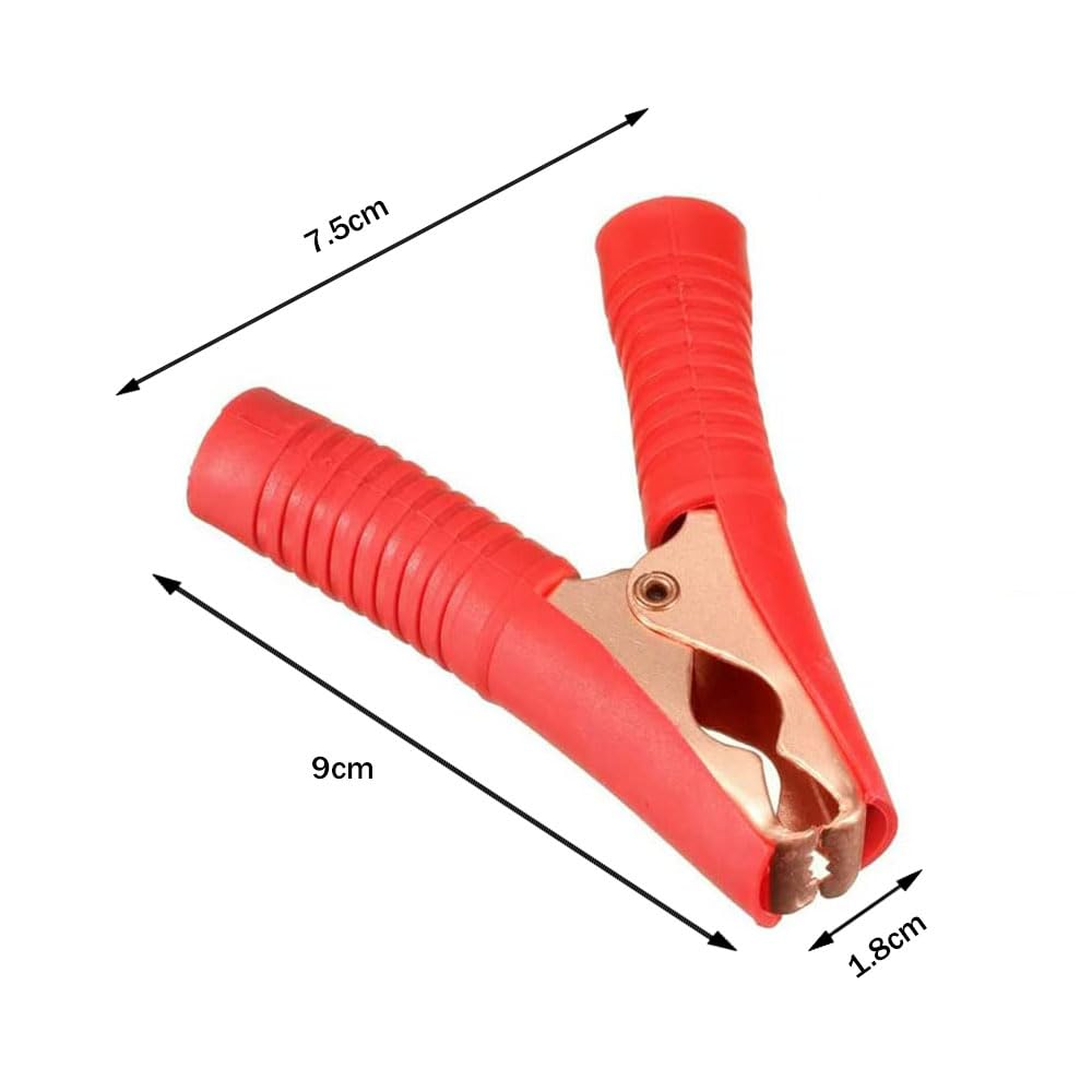 2 Stück große Batterie Klemmen Krokodil Klemmen Klammern Klemme 120A 2 Stück große Batterie Klemmen Krokodil Klemmen Klammern Klemme 120A
