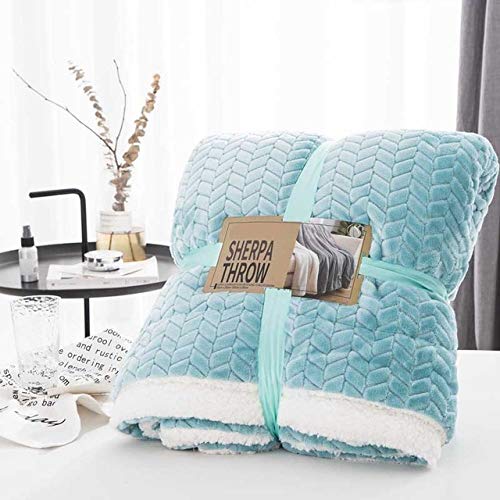 Klimaanlage Decke, Doppeldeck Gemütliche Decke - Ganzjährig - Flanell Jacquard Decken für Reise Siesta Büro Tagesdecke Bettwäsche,Cayn