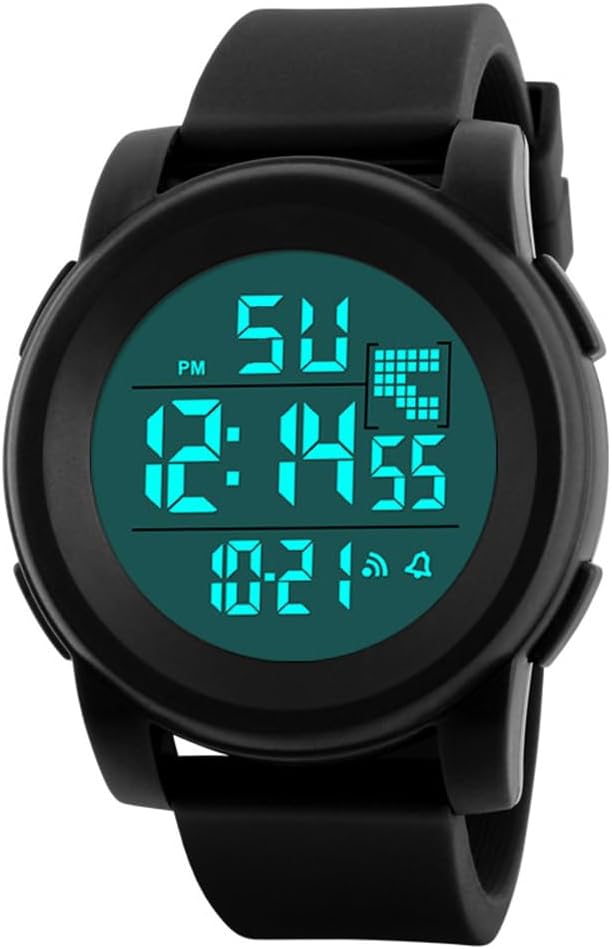 Top Choice for Adventurers: Men's Large Face Digital Military Watch Review
