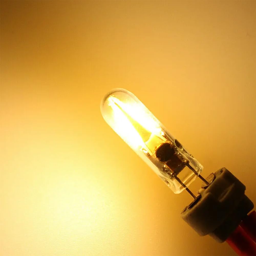 16 Stück G4 COB LED 1.5W Glühbirne Halogen Lampe Klarglas Kronleuchter Spotlight Warm Weiß Kalt Weiß Raumdekoration,Warm white