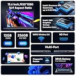 Coolby 15.6inch Laptop, 12GB RAM/256GB SSD, 1920x1080 IPS Display, Intel N95(Beats N5095) Quad Core Laptop Computer, Support Fingerprint, WiFi 5, BT - Image 3