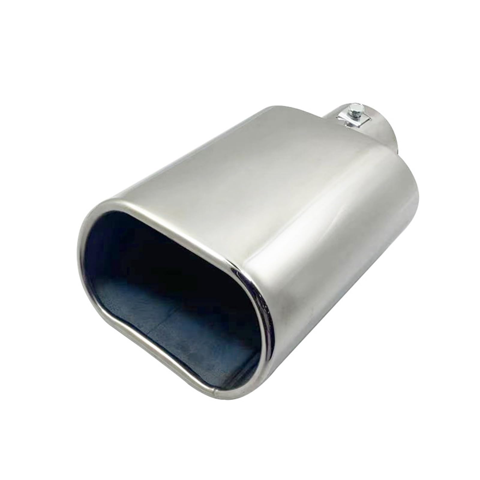 Tubo escape coche Puntas de silenciador para escape coche cuadrado Universal tubo para acero inoxidable(Prata)