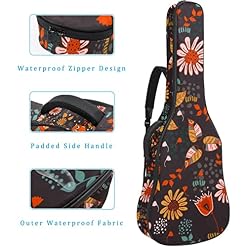 Housse de sac de guitare épaisse avec rembourrage en éponge imperméable pour guitare acoustique électrique basse… - Les Beatles, Paul McCartney, John Lennon, RIngo Starr, George Harrison Housse de sac de guitare épaisse avec rembourrage en éponge imperméable pour guitare acoustique électrique basse… – Image 4