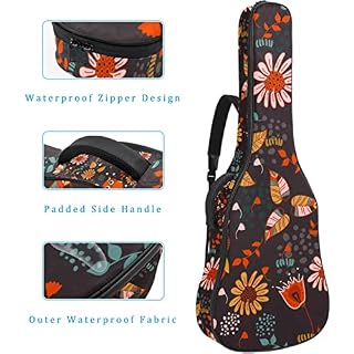 Housse de sac de guitare épaisse avec rembourrage en éponge imperméable pour guitare acoustique électrique basse… - Les Beatles, Paul McCartney, John Lennon, RIngo Starr, George Harrison Housse de sac de guitare épaisse avec rembourrage en éponge imperméable pour guitare acoustique électrique basse… – Image 4