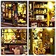 Mostop DIY Miniature House,Miniatur Haus, Holz puppenhaus-Bausatz MiniaturhausBausatz mit LED-Licht,Kreative Raum-Idee für Erwachsene Magisches Haus DIY-Bausätze (Holo Magic City 2)
