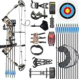 【Compoundbogen Paket】Compoundbogen * 1 (vorinstallierte D-Schlaufe, Bogensehnenstabilisator, Gliedmaßenstabilisator, Guckvisier), 5-Pin-Visier * 1, Pfeilauflage * 1, Gummistabilisator * 1, Bogenauslöser * 1, Handgelenkschlaufe * 1, Pfeilköcher * 1, Bogenständer * 1, 30 Zoll Carbonpfeile * 12, Compoundbogenkoffer * 1, Zielpapier * 10, Zollschlüssel * 1, Armschutz. * 1, Bogensehnenwachs * 1
