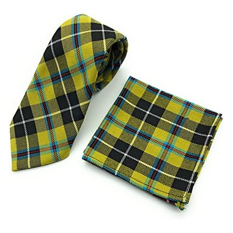 Gents Cornish National Tartan Tie & Matching Pocket Square Set Cover