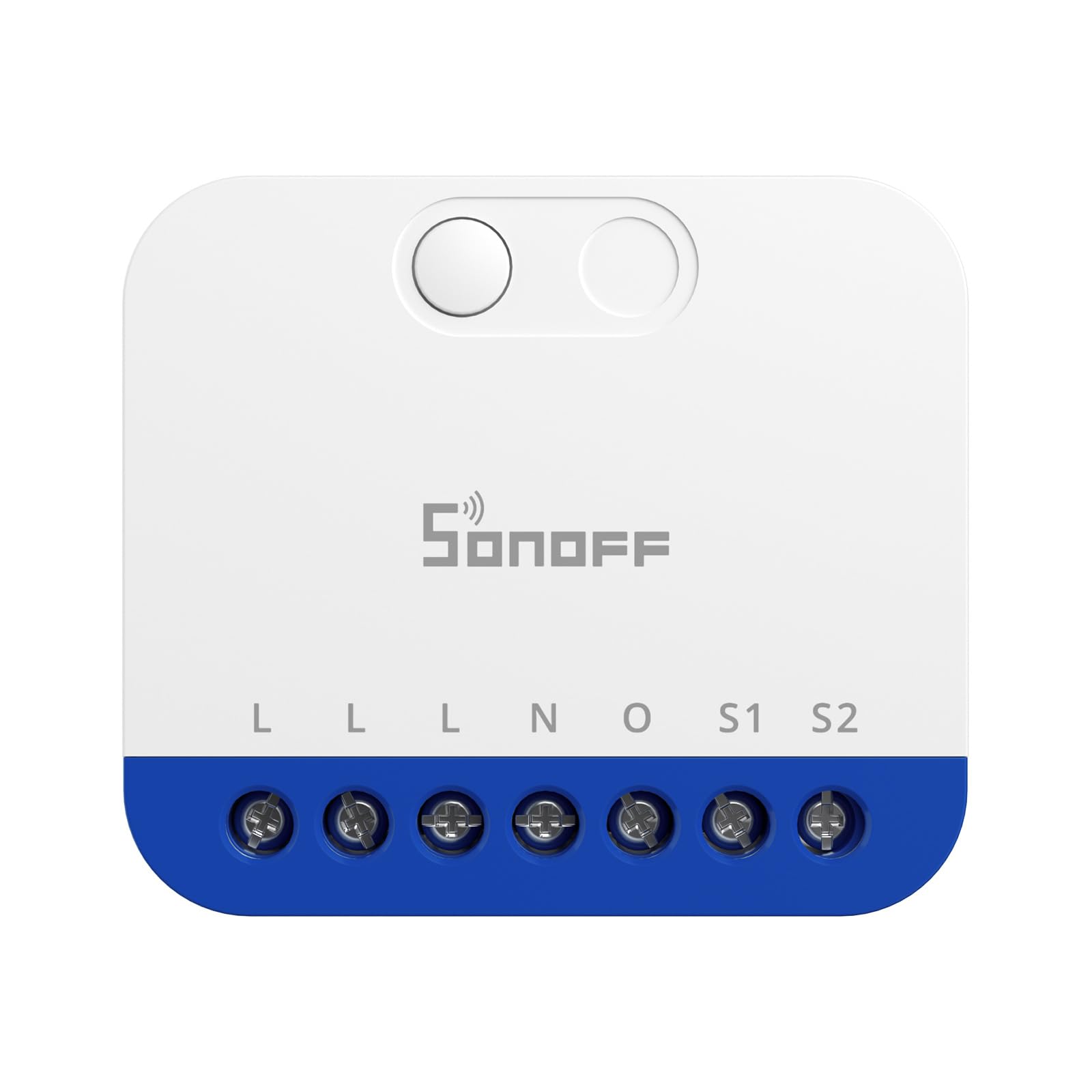 SONOFF MINI DIM WiFi Dimmer Switch for Dimmable LED/Dimmable Electronic Transformer/Incandescent/Halogen, Neutral Wire Required, Power Monitoring, Matter-Compatible with Alexa, Google, and HomeKit