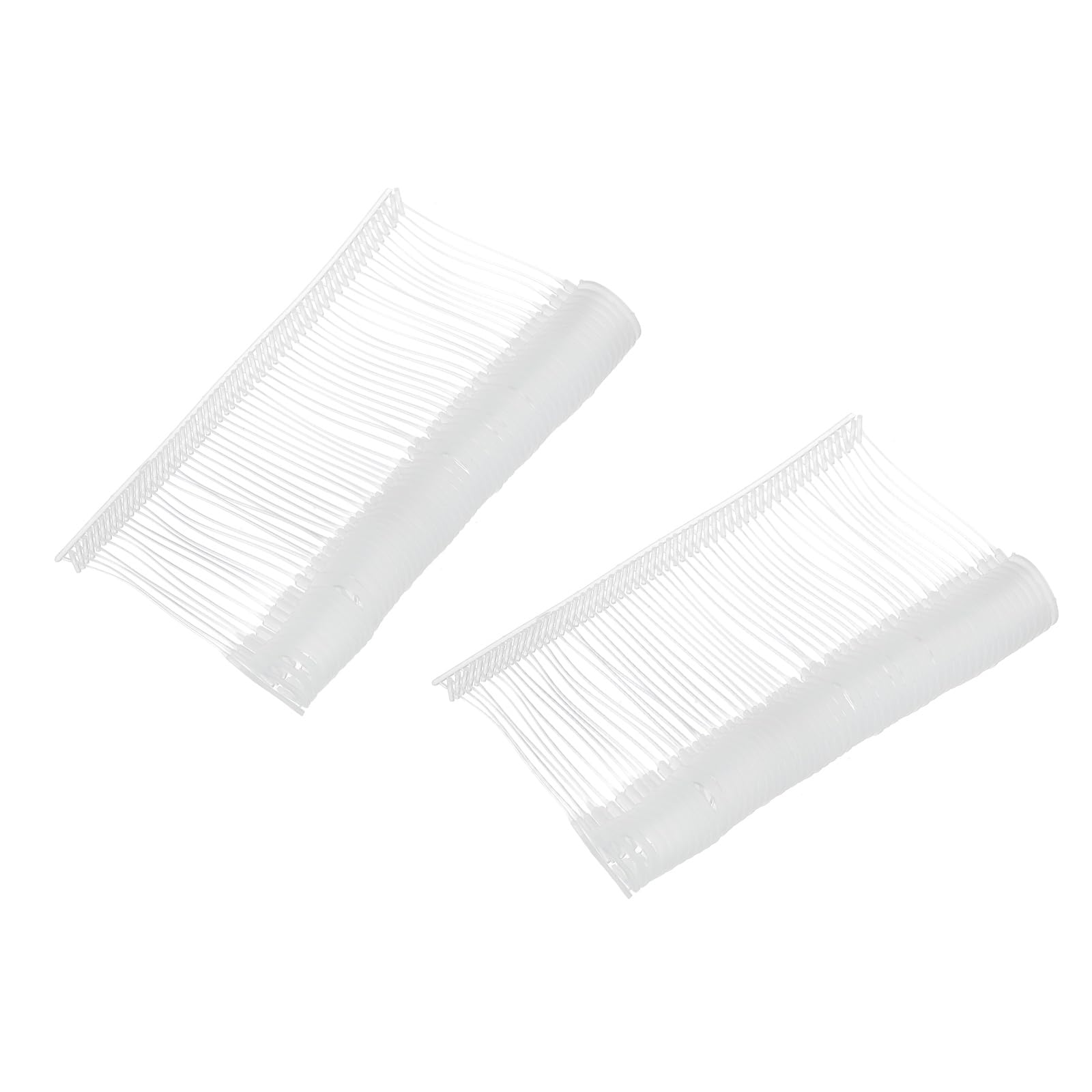 sourcing map 2000 Pcs Round Hook Fasteners, 35mm Transparent Tagging Gun Refill Fasteners Standard Tagging Barb Fasteners Plastic for Clothing Hanging Fine Stitch Price Refills Tag Label