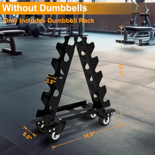 Rangement de poids à plusieurs niveaux pour haltères support vertical mobile