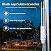 Outdoor WiFi Extender Long Range, WAVLINK 300 Mbps Outdoor Wireless Access Point with PoE Powered,Wan/LAN Port, Weatherproof, Router/AP/Repeater Modes, for Farm,Yard,RV,Campsite,Park